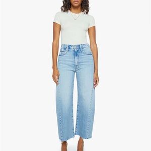MOTHER Half Pipe Ankle Fray Barrel Jeans I Confess 29